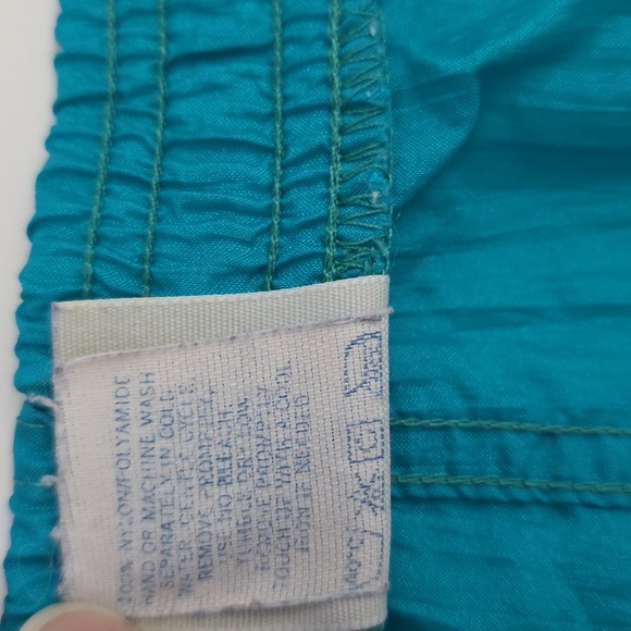 Umbro Vintage 80s 90s Soccer Shorts Adult XL Turquiose Unisex - Picture 5 of 8